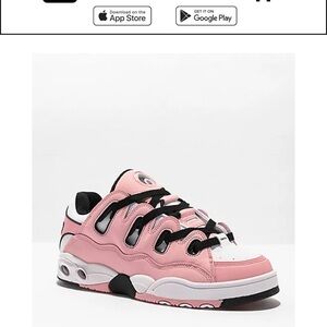 Osiris Pink and White Men's Sneakers